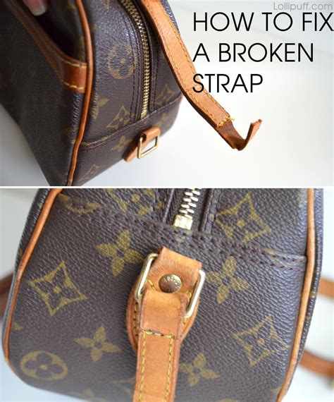 versace bag shoulder straps are broken|How to repair or replace your bag strap and handles.